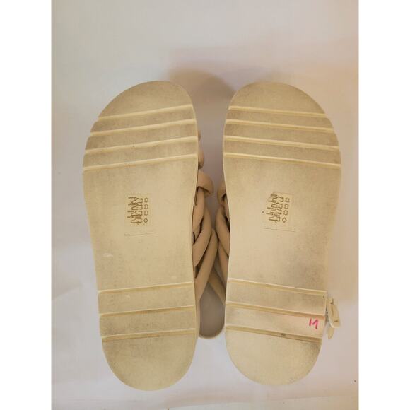 Elvio Zanon Anthropologie Leather Platform Sandals 39 or 8.5 - Picture 6 of 7